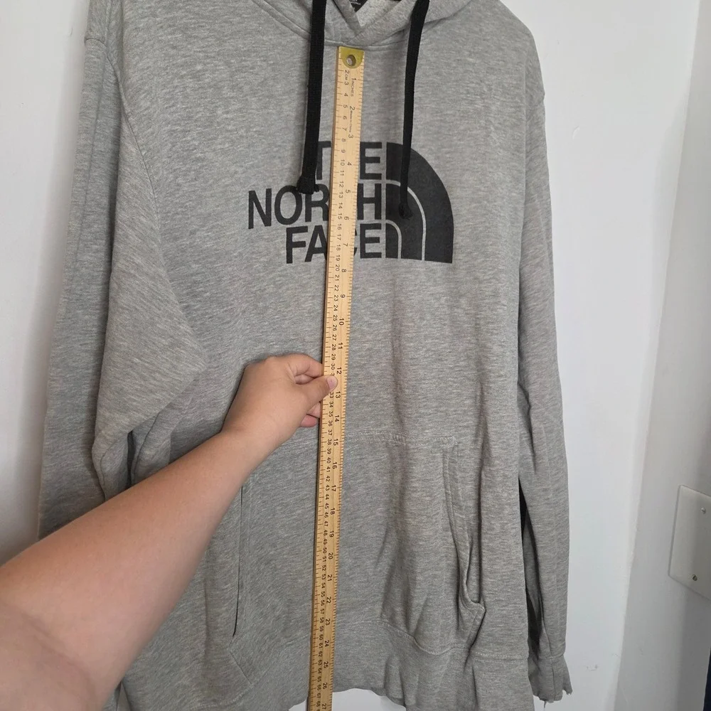 The‎ North Face Mens Heather Grey Half Dome Pullover Hoodie XL Regular Logo